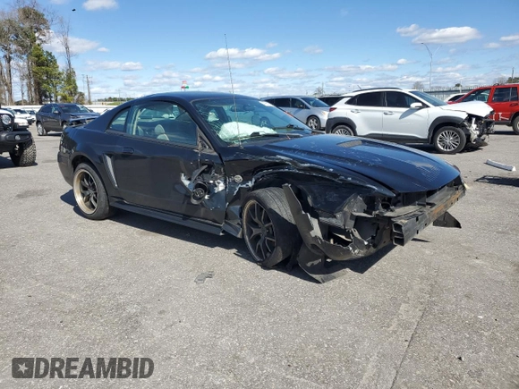 2004 Ford Mustang Standard with VIN 1FAFP40654F198374, listed as a Copart auction lot 47961255 with 0 mi miles and Salvage Title. Bid and sale history available at carsss.com. Image 4.