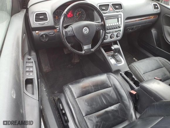2009 Volkswagen Eos Lux with VIN WVWFA71F49V015121, listed as a Copart auction lot 47380395 with 138,740 mi miles and Salvage Title. Bid and sale history available at carsss.com. Image 8.