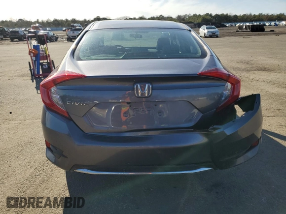 2020 Honda Civic Sedan LX with VIN 19XFC2F61LE215200, listed as a Copart auction lot 66656544 with 66,041 mi miles and Non Repairable. Bid and sale history available at carsss.com. Image 6.