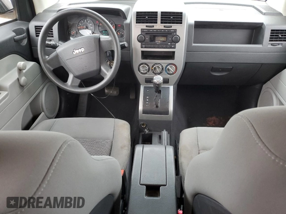 2007 Jeep Compass Sport with VIN 1J8FT47W87D211137, listed as a Copart auction lot 45294835 with 144,156 mi miles and Salvage Title. Bid and sale history available at carsss.com. Image 8.