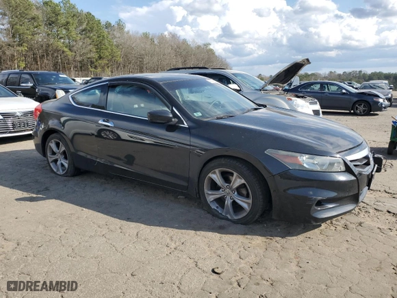 2012 Honda Accord Cpe EX-L with VIN 1HGCS2B81CA008047, listed as a Copart auction lot 48908915 with 118,801 mi miles and Salvage Title. Bid and sale history available at carsss.com. Image 4.