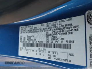 2011 Ford Fiesta SE with VIN 3FADP4BJ6BM145768, listed as a IAAI auction lot 42192387 with 159,825 mi miles and . Bid and sale history available at carsss.com. Image 9.