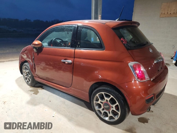 2014 FIAT 500 Sport with VIN 3C3CFFBR8ET291694, listed as a Copart auction lot 77889174 with 90,279 mi miles and Salvage Title. Bid and sale history available at carsss.com. Image 2.