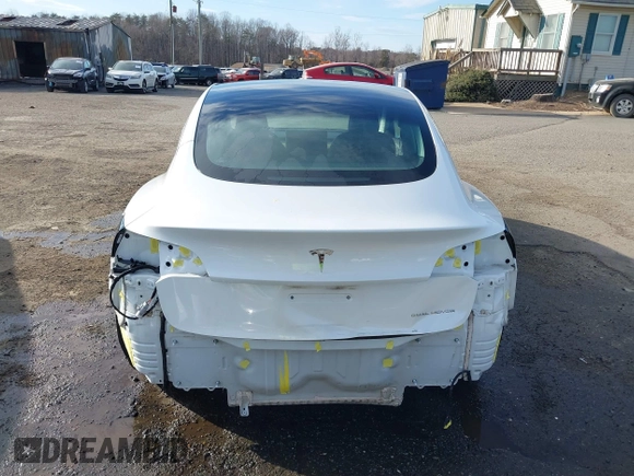 2019 Tesla Model 3 Long Range with VIN 5YJ3E1EB7KF442390, listed as a IAAI auction lot 41700122 with 65,539 mi miles. Bid and sale history available at carsss.com. Image 6.
