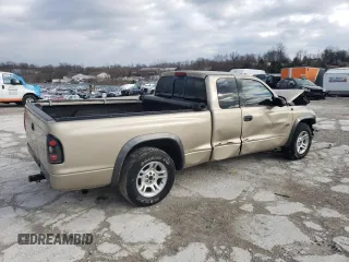 2002 Dodge Dakota with VIN 1B7GL12X32S710586, listed as a Copart auction lot 41407235 with 123,027 mi miles and Salvage Title. Bid and sale history available at carsss.com. Image 3.