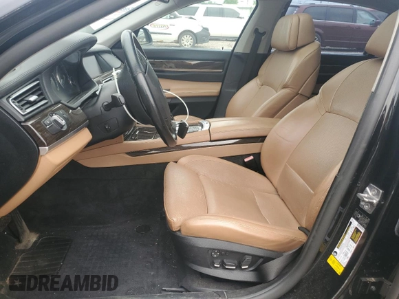 2011 BMW 7 Series 740Li with VIN WBAKB4C55BC574335, listed as a Copart auction lot 59947785 with 106,366 mi miles and Salvage title. Bid and sale history available at DreamBid. Image 7.