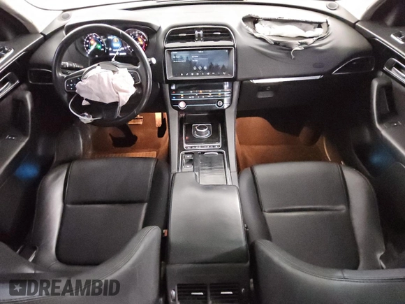 2020 Jaguar F-Pace 25t with VIN SADCS2FXXLA644566, listed as a Copart auction lot 49506525 with 80,763 mi miles and Salvage Title. Bid and sale history available at DreamBid. Image 8.