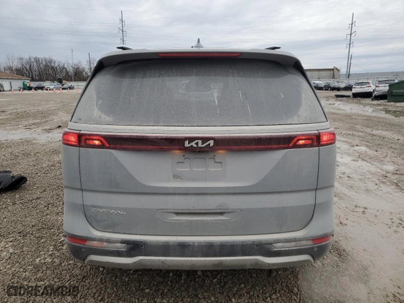 2023 Kia Carnival SX Prestige with VIN KNDNE5H36P6206062, listed as a Copart auction lot 43562195 with 76,089 mi miles and Salvage Title. Bid and sale history available at carsss.com. Image 6.
