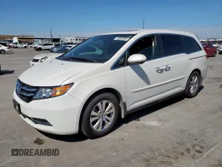 2014 Honda Odyssey EX-L with VIN 5FNRL5H67EB122190, listed as a Copart auction lot 48904885 with 163,719 mi miles and Clean Title. Bid and sale history available at carsss.com. Image 1.