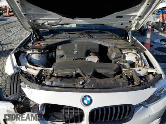 2015 BMW 3 Series 320i with VIN WBA3B1C56FK140407, listed as a Copart auction lot 51576015 with 88,718 mi miles and Salvage title. Bid and sale history available at DreamBid. Image 11.