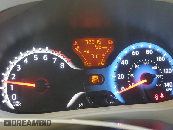 2012 Nissan Cube S with VIN JN8AZ2KR5CT254148, listed as a Copart auction lot 51456525 with 72,215 mi miles and Salvage Title. Bid and sale history available at DreamBid. Image 9.