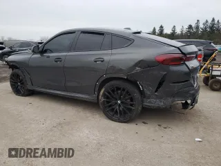 2024 BMW X6 xDrive40i with VIN 5UX33EX01R9T50154, listed as a Copart auction lot 85329074 with 0 mi miles and Salvage Title. Bid and sale history available at carsss.com. Image 2.