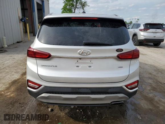 2019 Hyundai Santa Fe SE z VIN 5NMS2CAD3KH105642, wystawiony jako Copart lot #56133945 z przebiegiem 55 621 mil mil oraz Szkoda całkowita • Salvage title. Historia ofert i sprzedaży dostępna na DreamBid. Obrazek 6.