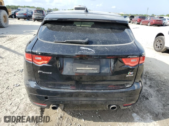 2019 Jaguar F-Pace S with VIN SADCM2FV2KA394392, listed as a Copart auction lot 51222765 with Not Provided miles and Clean Title. Bid and sale history available at DreamBid. Image 6.