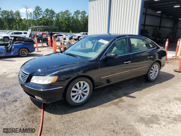 2009 Hyundai Azera GLS with VIN KMHFC46D39A350678, listed as a Copart auction lot 68892514 with 0 mi miles and Salvage Title. Bid and sale history available at carsss.com. Image 1.