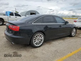 2012 Audi A6 Premium Plus with VIN WAUGGAFC8CN071789, listed as a Copart auction lot 53556854 with 147,563 mi miles and Salvage title. Bid and sale history available at DreamBid. Image 3.