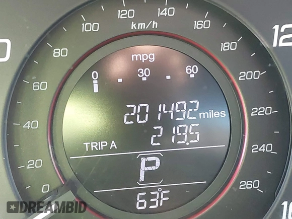 2013 Honda Accord Sport with VIN 1HGCR2F54DA099179, listed as a IAAI auction lot 42058836 with 201,492 mi miles and . Bid and sale history available at DreamBid. Image 15.