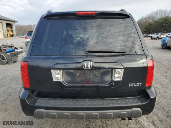 2003 Honda Pilot EX with VIN 2HKYF18513H587498, listed as a Copart auction lot 50863655 with 158,774 mi miles and Salvage Title. Bid and sale history available at carsss.com. Image 6.