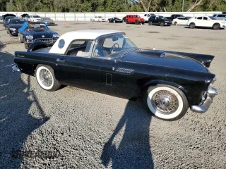 1956 Ford Thunderbird with VIN P6FH175346, listed as a Copart auction lot 80978544 with 649,864 mi miles and Salvage Title. Bid and sale history available at DreamBid. Image 4.