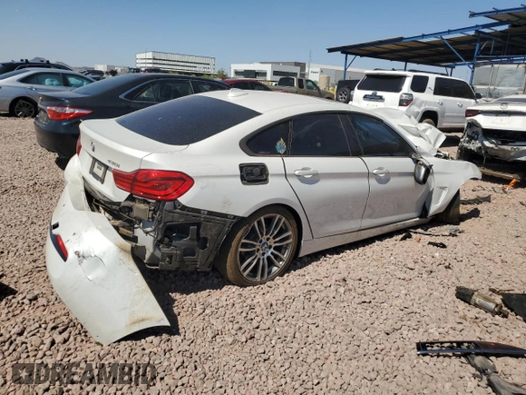 2018 BMW 4 Series 430i with VIN WBA4J1C5XJBG77414, listed as a Copart auction lot 73035384 with Not Provided miles and Salvage Title. Bid and sale history available at DreamBid. Image 3.