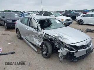 2019 Kia Optima LX with VIN 5XXGT4L38KG330893, listed as a IAAI auction lot 42365887 with 114,368 mi miles and . Bid and sale history available at DreamBid. Image 6.