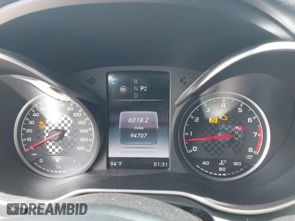 2016 Mercedes-Benz C 450 AMG with VIN 55SWF6EB2GU127865, listed as a IAAI auction lot 42566673 with 94,707 mi miles and . Bid and sale history available at DreamBid. Image 7.
