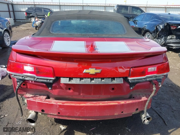 2015 Chevrolet Camaro LT with VIN 2G1FD3D35F9104138, listed as a IAAI auction lot 41642338 with 125,320 mi miles. Bid and sale history available at carsss.com. Image 17.