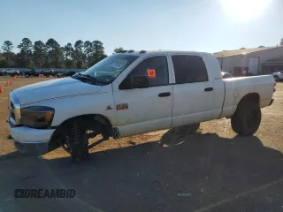 2007 Dodge 2500 Laramie with VIN 3D7KS29C37G702398, listed as a Copart auction lot 82026444 with 353,233 mi miles and Salvage Title. Bid and sale history available at carsss.com. Image 1.