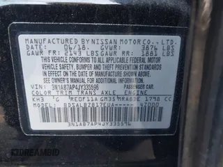 2018 Nissan Sentra S z VIN 3N1AB7AP4JY335596, wystawiony jako IAAI lot #41833674 z przebiegiem 95 949 mil mil oraz . Historia ofert i sprzedaży dostępna na DreamBid. Obrazek 9.