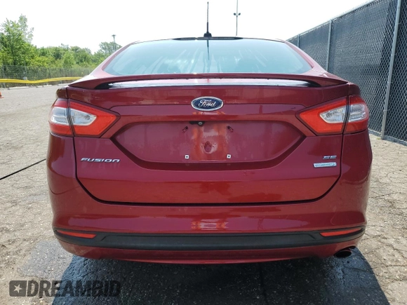 2015 Ford Fusion SE with VIN 3FA6P0HD4FR134036, listed as a Copart auction lot 62656875 with 58,654 mi miles and Clean title. Bid and sale history available at DreamBid. Image 6.