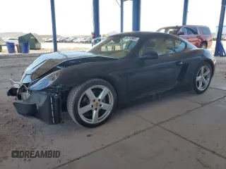2014 Porsche Cayman с VIN WP0AA2A81EK174284, выставлен на аукционе Copart как лот 56718985 с пробегом 38 894 миль миль и Списание • Salvage title. История ставок и продаж доступна на DreamBid. Изображение 1.
