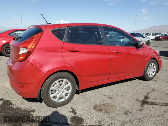 2014 Hyundai Accent GS with VIN KMHCT5AE8EU189813, listed as a Copart auction lot 60126745 with 120,663 mi miles and Salvage title. Bid and sale history available at DreamBid. Image 3.