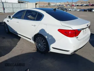 2015 Kia K900 Premium with VIN KNALU4D48F6026659, listed as a IAAI auction lot 41390604 with 70,955 mi miles. Bid and sale history available at carsss.com. Image 3.