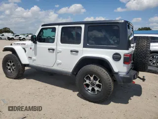 2020 Jeep Wrangler Unlimited Rubicon with VIN 1C4HJXFG3LW184249, listed as a Copart auction lot 56423665 with 63,111 mi miles and Salvage title. Bid and sale history available at DreamBid. Image 2.
