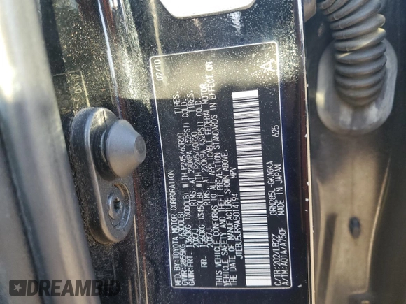 2010 Toyota 4Runner Trail with VIN JTEBU5JR9A5014194, listed as a Copart auction lot 46406685 with 192,118 mi miles and Salvage Title. Bid and sale history available at DreamBid. Image 12.