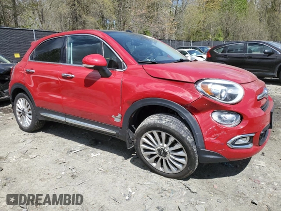 2016 FIAT 500X Lounge z VIN ZFBCFYDT4GP389082, wystawiony jako Copart lot #53291915 z przebiegiem 117 153 mil mil oraz Szkoda całkowita • Salvage title. Historia ofert i sprzedaży dostępna na DreamBid. Obrazek 4.