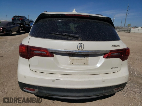 2014 Acura MDX Advance with VIN 5FRYD4H85EB032135, listed as a Copart auction lot 49304545 with 170,139 mi miles and Salvage Title. Bid and sale history available at DreamBid. Image 6.
