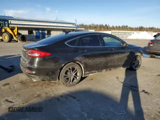 2019 Ford Fusion SEL with VIN 3FA6P0CD2KR222309, listed as a Copart auction lot 42628695 with 85,456 mi miles and Salvage Title. Bid and sale history available at carsss.com. Image 3.