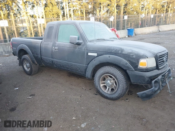 2009 Ford Ranger XLT with VIN 1FTYR44E39PA45069, listed as a IAAI auction lot 41366928 with 104,786 mi miles. Bid and sale history available at carsss.com. Image 1.