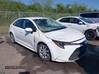 2023 Toyota Corolla LE with VIN 5YFB4MDE8PP069156, listed as a IAAI auction lot 42041707 with 49,568 mi miles. Bid and sale history available at carsss.com. Image 1.