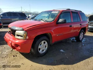2002 Chevrolet TrailBlazer LS with VIN 1GNDT13S722281272, listed as a Copart auction lot 42205455 with 0 mi miles and Salvage Title. Bid and sale history available at carsss.com. Image 1.