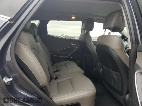 2016 Hyundai Santa Fe z VIN 5XYZU3LB6GG351980, wystawiony jako Copart lot #55326225 z przebiegiem 60 007 mil mil oraz Szkoda całkowita • Salvage title. Historia ofert i sprzedaży dostępna na DreamBid. Obrazek 10.