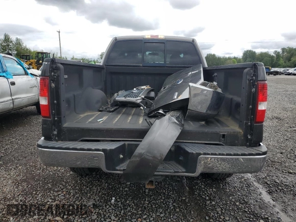 2005 Ford F-150 XLT with VIN 1FTPX14515FB59362, listed as a Copart auction lot 56751995 with 164,390 mi miles and Salvage title. Bid and sale history available at DreamBid. Image 6.