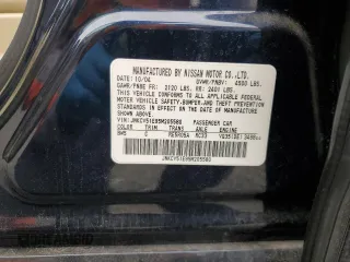 2005 Infiniti G35 Sedan with VIN JNKCV51E95M205580, listed as a Copart auction lot 51967025 with 168,527 mi miles and Salvage Title. Bid and sale history available at carsss.com. Image 12.