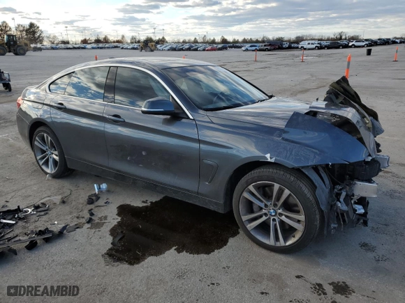 2017 BMW 4 Series 440i xDrive with VIN WBA4E5C30HG189559, listed as a Copart auction lot 81781494 with 0 mi miles and Salvage Title. Bid and sale history available at carsss.com. Image 4.