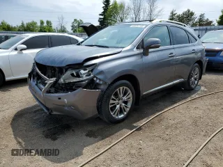 2013 Lexus RX 450h with VIN JTJBC1BA5D2054347, listed as a Copart auction lot 60694155 with 373,155 mi miles and Salvage title. Bid and sale history available at DreamBid. Image 1.
