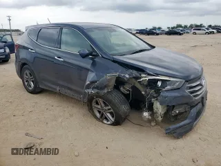 2018 Hyundai Santa Fe 2.4L with VIN 5NMZTDLB4JH062697, listed as a Copart auction lot 60356925 with 131,111 mi miles and Salvage title. Bid and sale history available at DreamBid. Image 4.