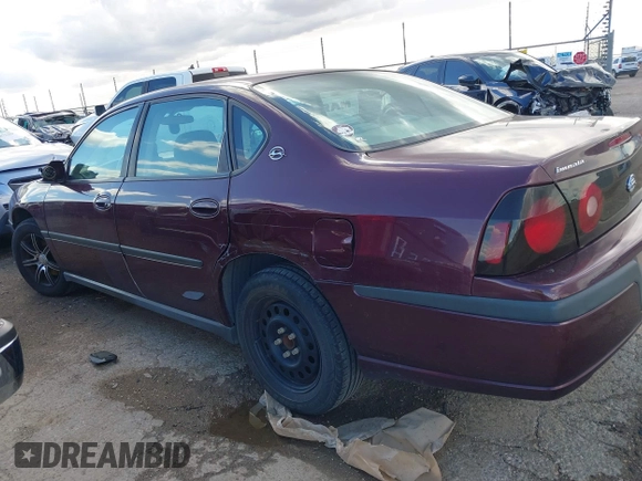 2004 Chevrolet Impala with VIN 2G1WF52E649387334, listed as a IAAI auction lot 40754298 with 216,092 mi miles and . Bid and sale history available at carsss.com. Image 14.