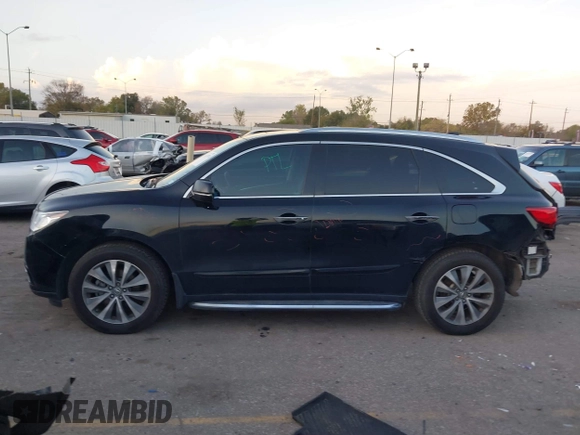 2014 Acura MDX Tech Pkg with VIN 5FRYD4H4XEB027753, listed as a IAAI auction lot 41131970 with 103,586 mi miles. Bid and sale history available at carsss.com. Image 15.