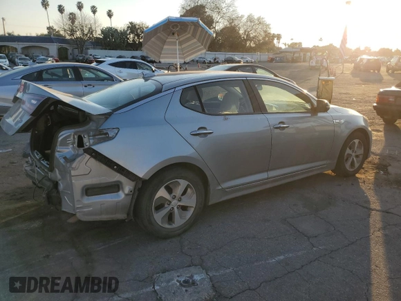 2016 Kia Optima Hybrid with VIN KNAGM4AD1G5096940, listed as a Copart auction lot 89160025 with 122,847 mi miles and Salvage Title. Bid and sale history available at carsss.com. Image 3.